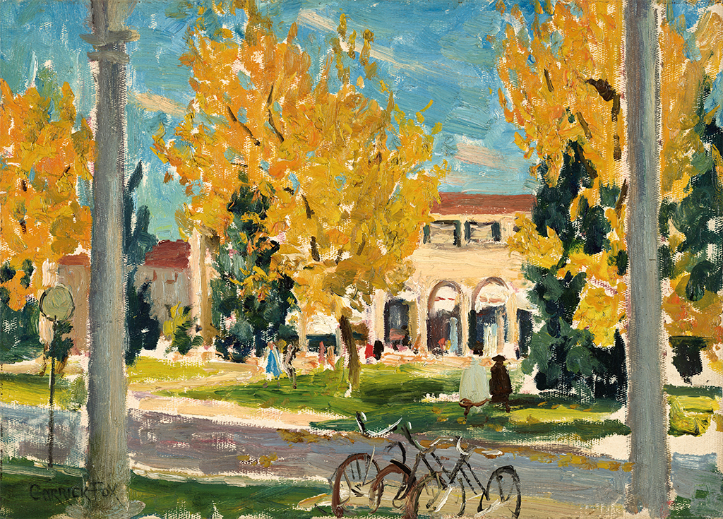 Colonnades of Canberra’s Civic Centre (1944) – Ethel Carrick